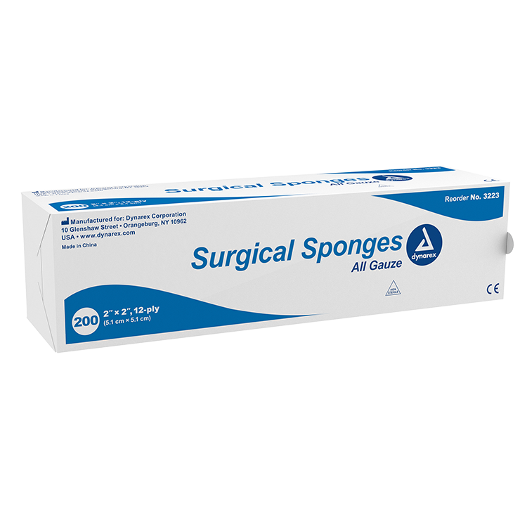 dynarex sponges pads sterile non sterile
