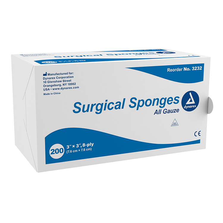 dynarex sponges pads sterile non sterile