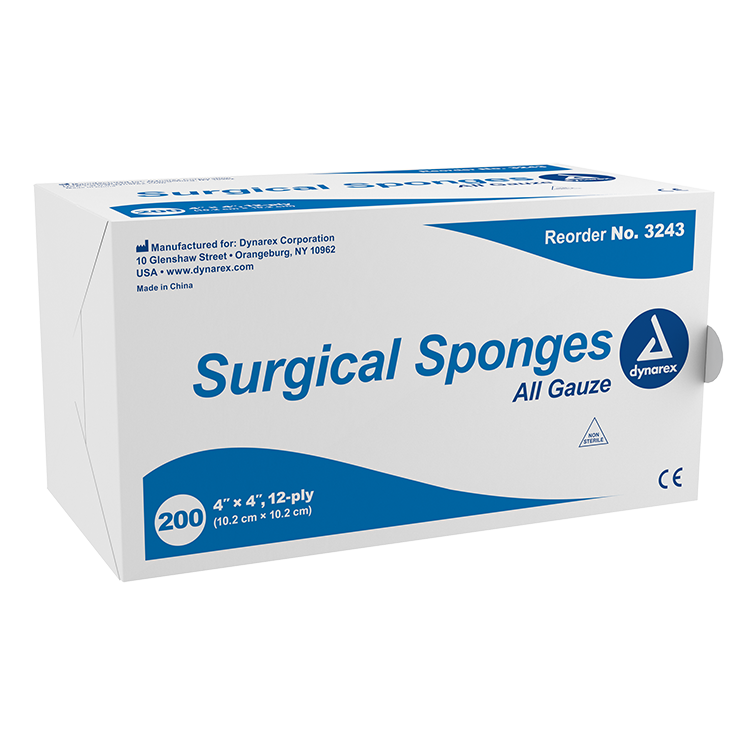 dynarex sponges pads sterile non sterile