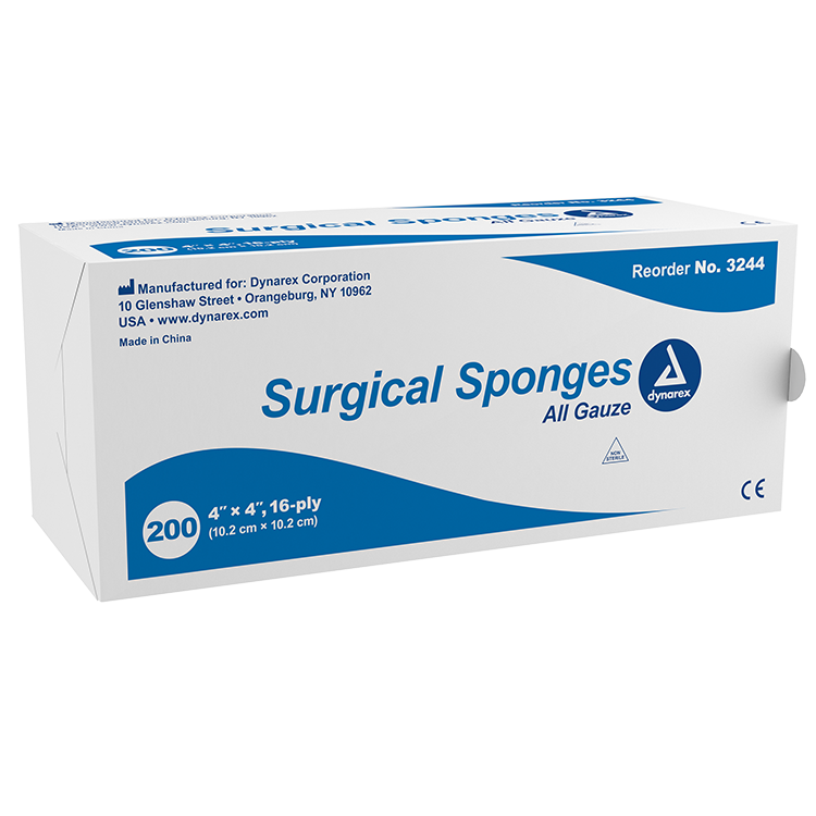 dynarex sponges pads sterile non sterile