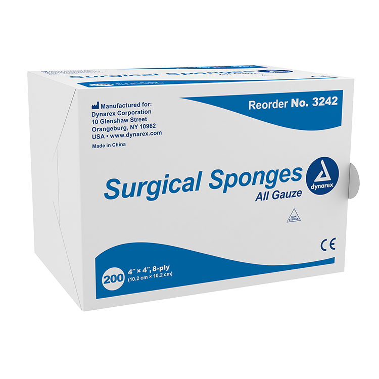 dynarex sponges pads sterile non sterile
