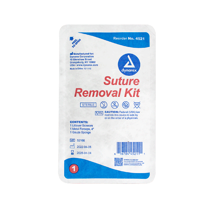 dynarex staple suture removal kits