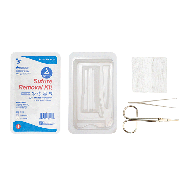 dynarex staple suture removal kits