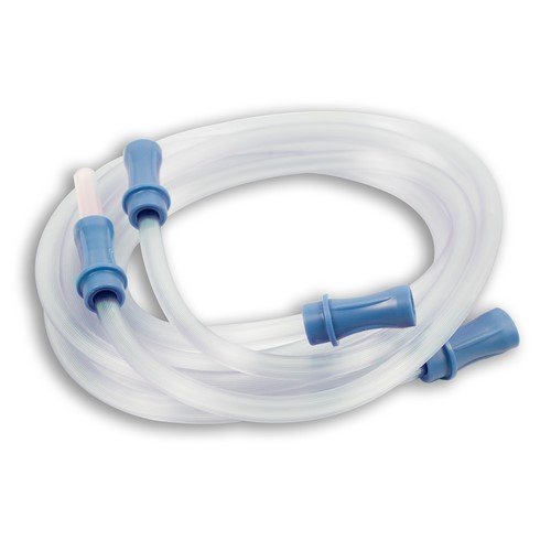 Suction Tubing Kit Dynarex Resp O2 Clear 3/16 Inch I.D. 1 1/2 Foot Length / 6 Foot Length Non Conductive Plastic NonSterile