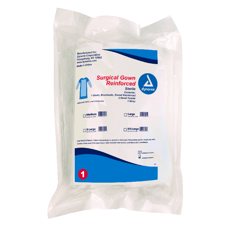 dynarex surgical gowns sterile 20cs