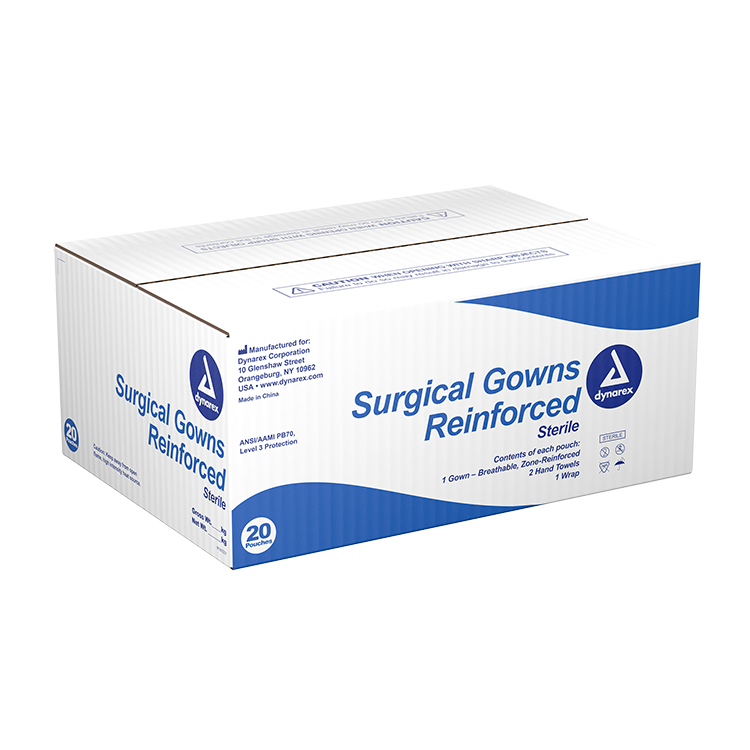 dynarex surgical gowns sterile 20cs