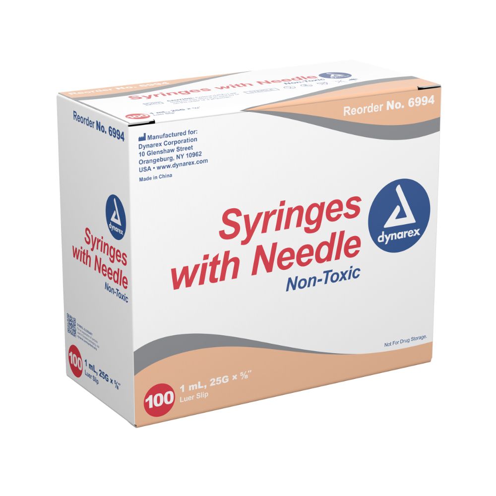 dynarex syringes with needle
