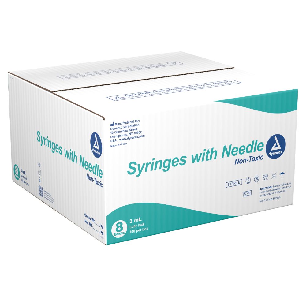 dynarex syringes with needle