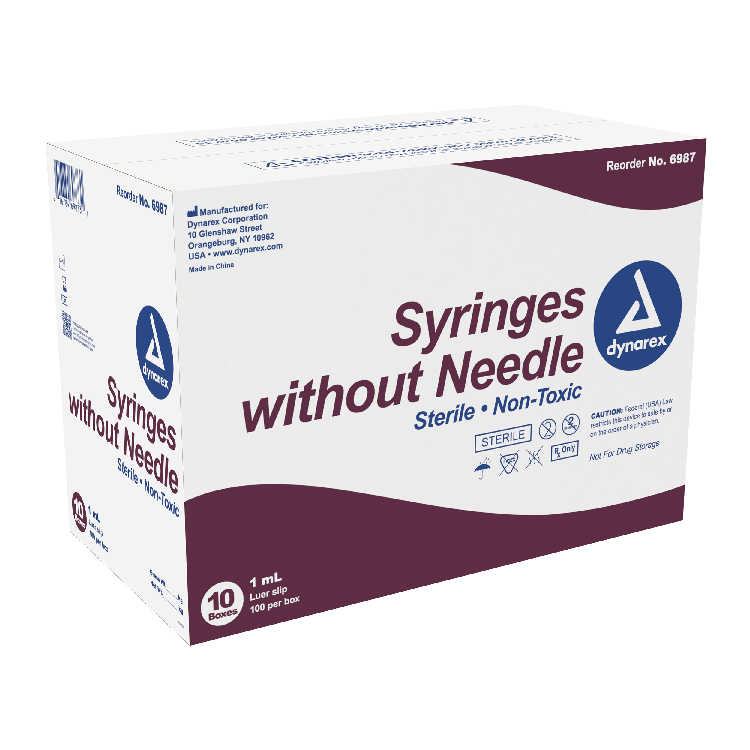 dynarex syringes without needle