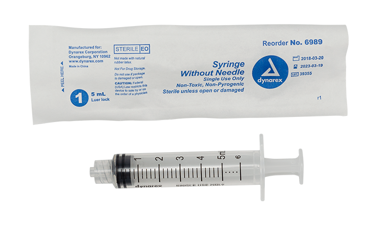dynarex syringes without needle