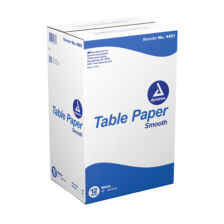 dynarex table paper