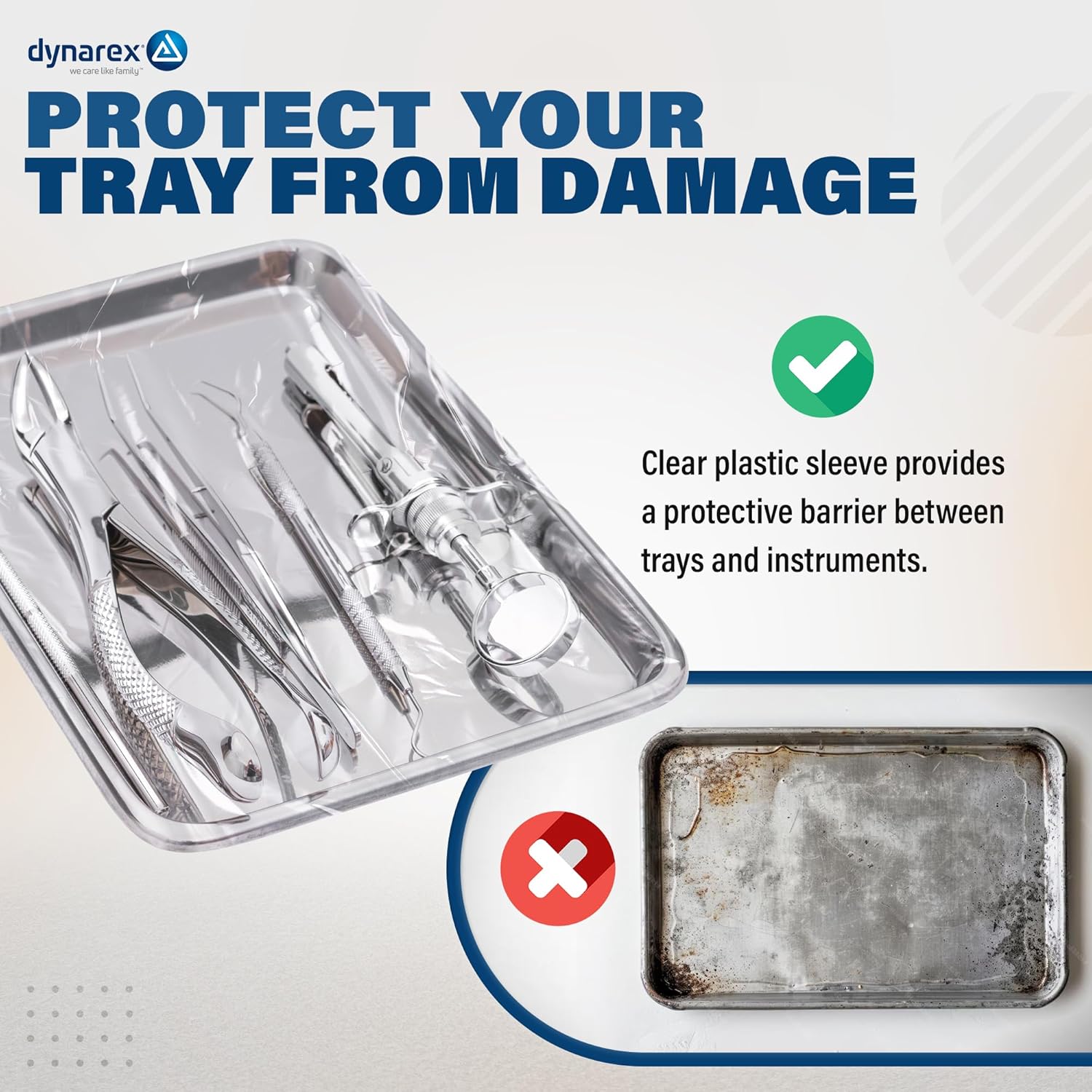 dynarex tray sleeves