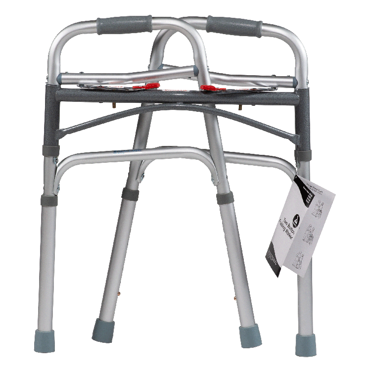 dynarex two button folding walker