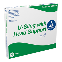 dynarex u sling with head support