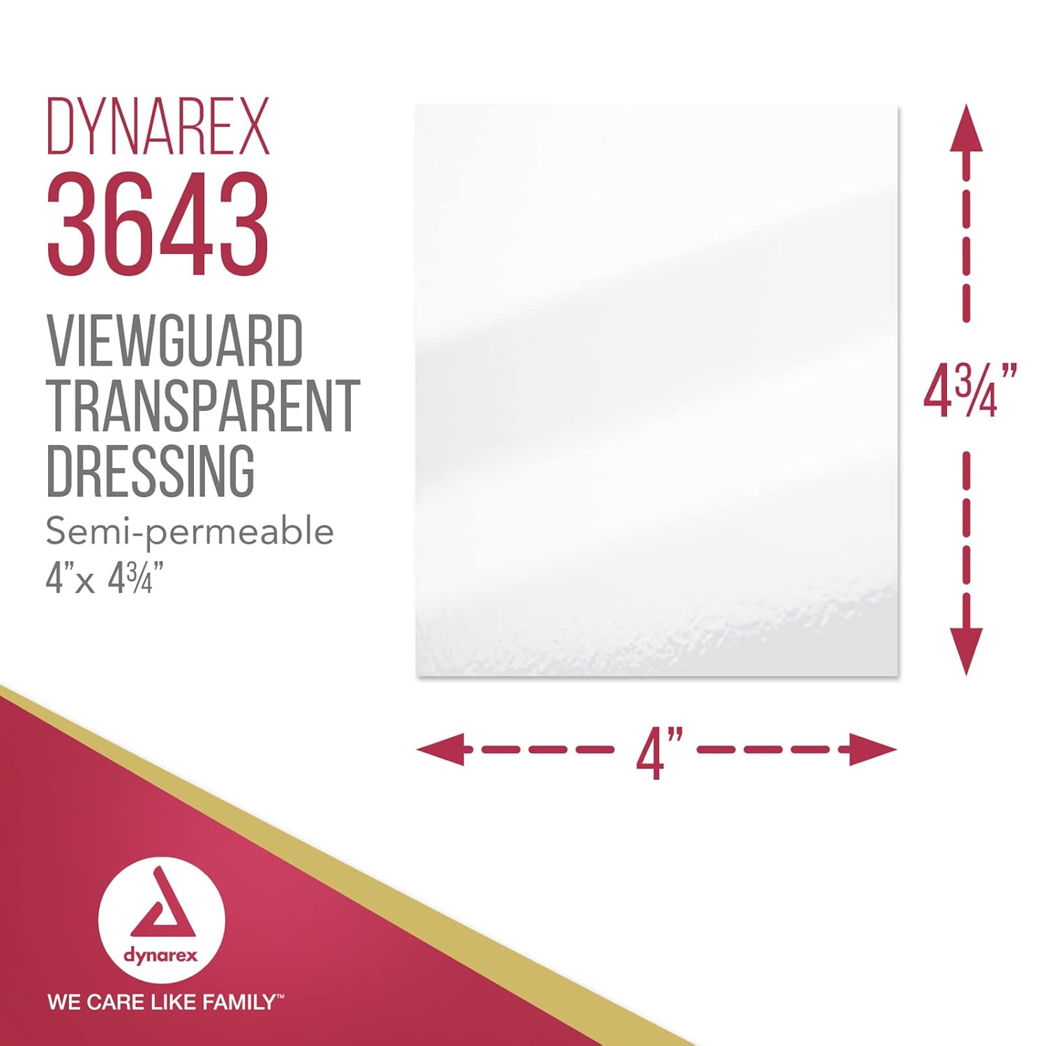 dynarex view guard transparent dressings sterile