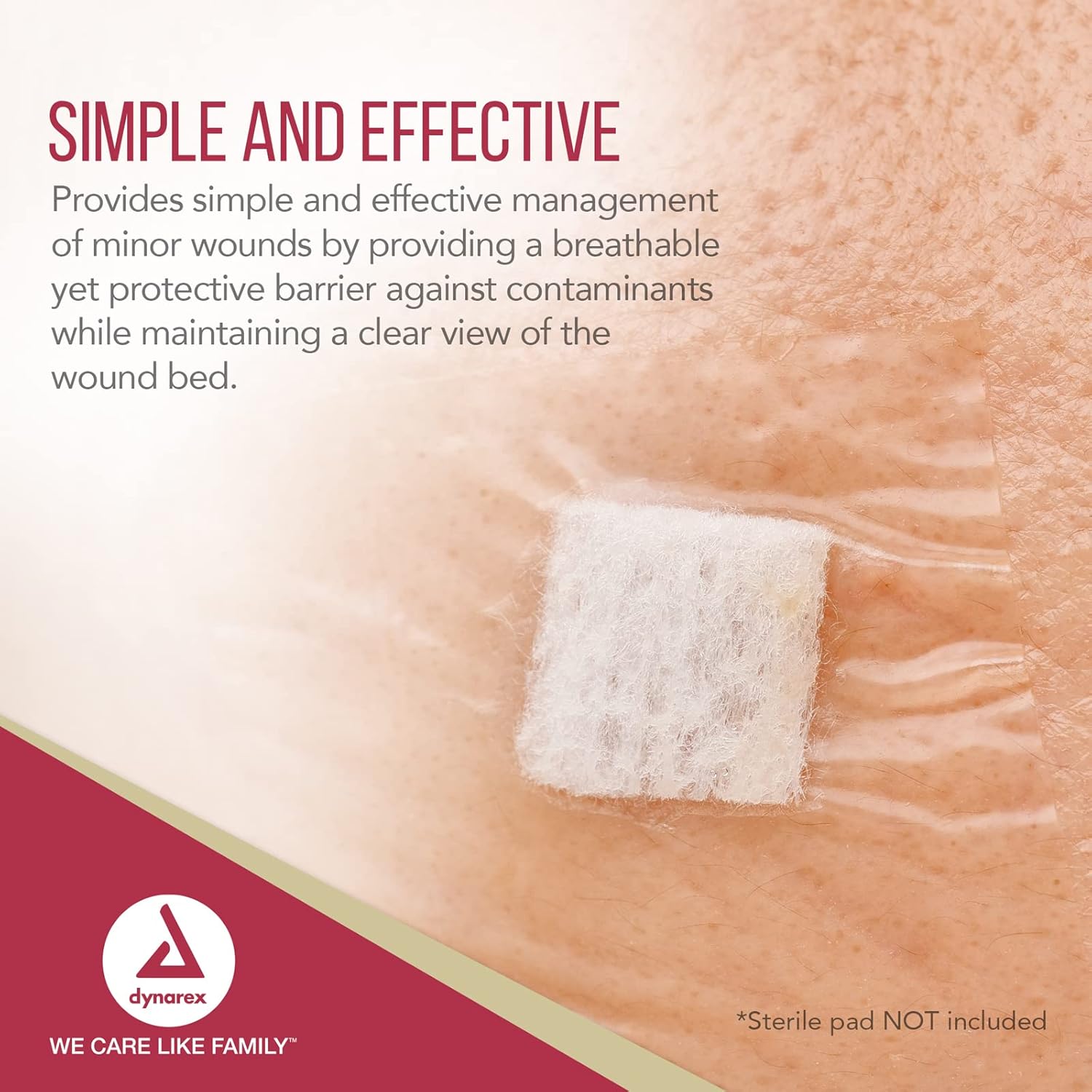 dynarex view guard transparent dressings sterile