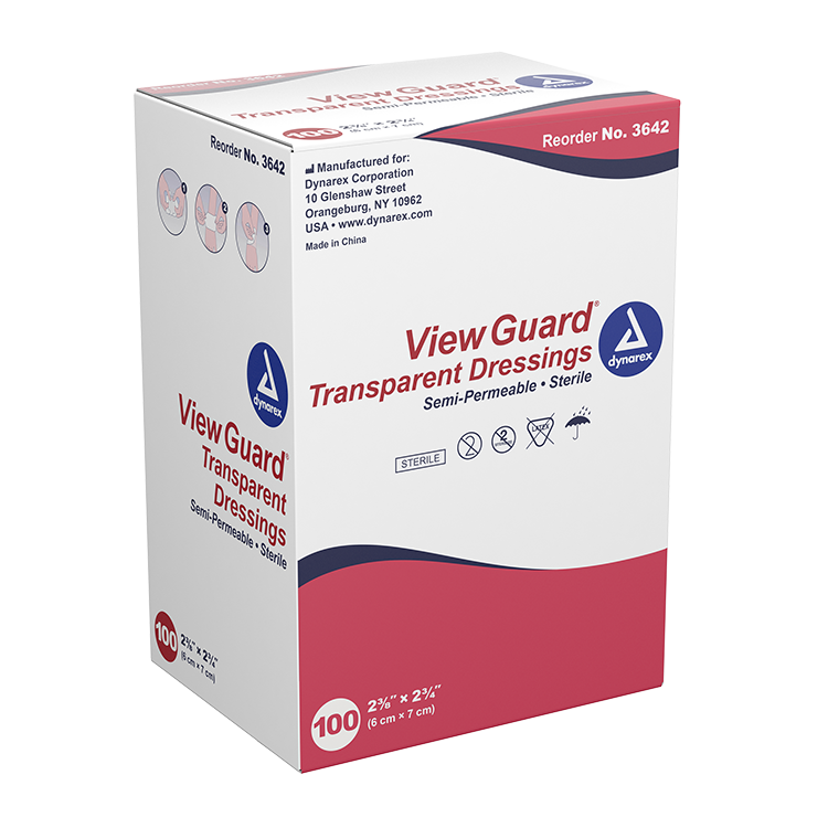 dynarex view guard transparent dressings sterile
