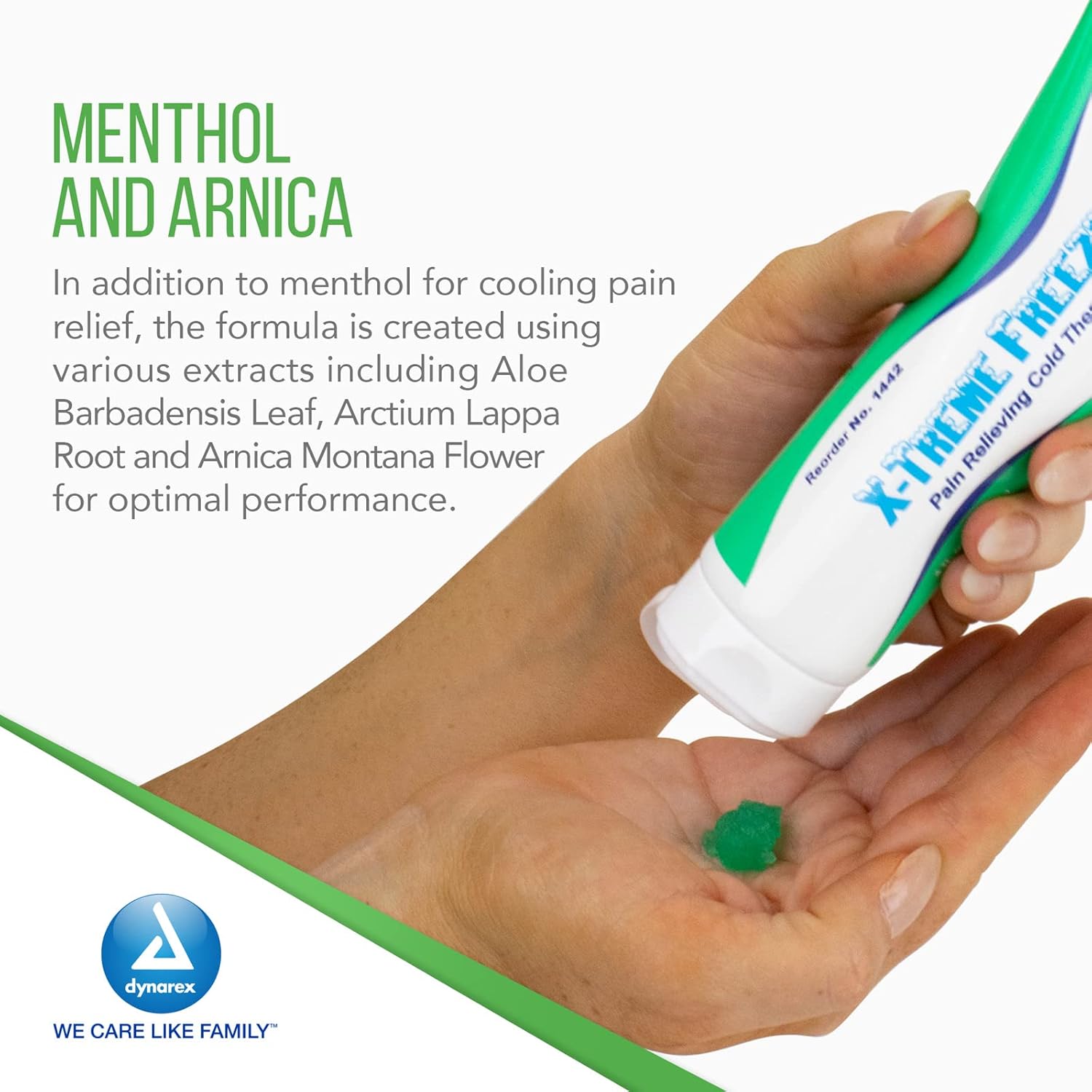 dynarex x treme freeze pain relieving cold therapy gel