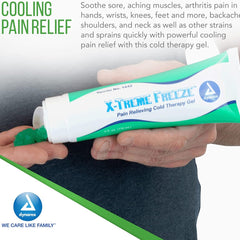 dynarex x treme freeze pain relieving cold therapy gel