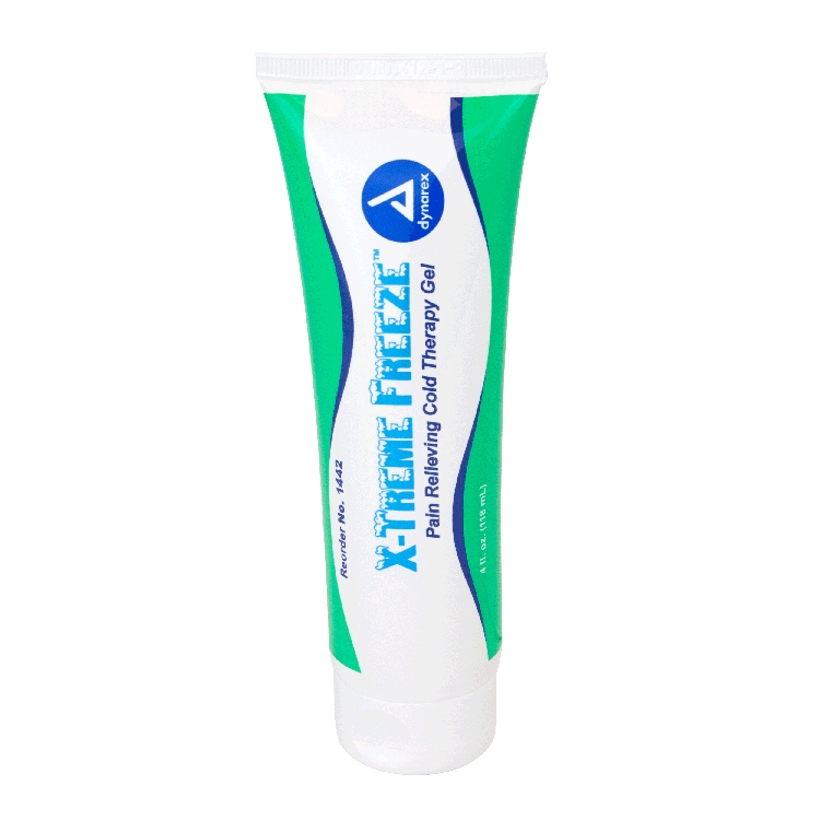dynarex x treme freeze pain relieving cold therapy gel