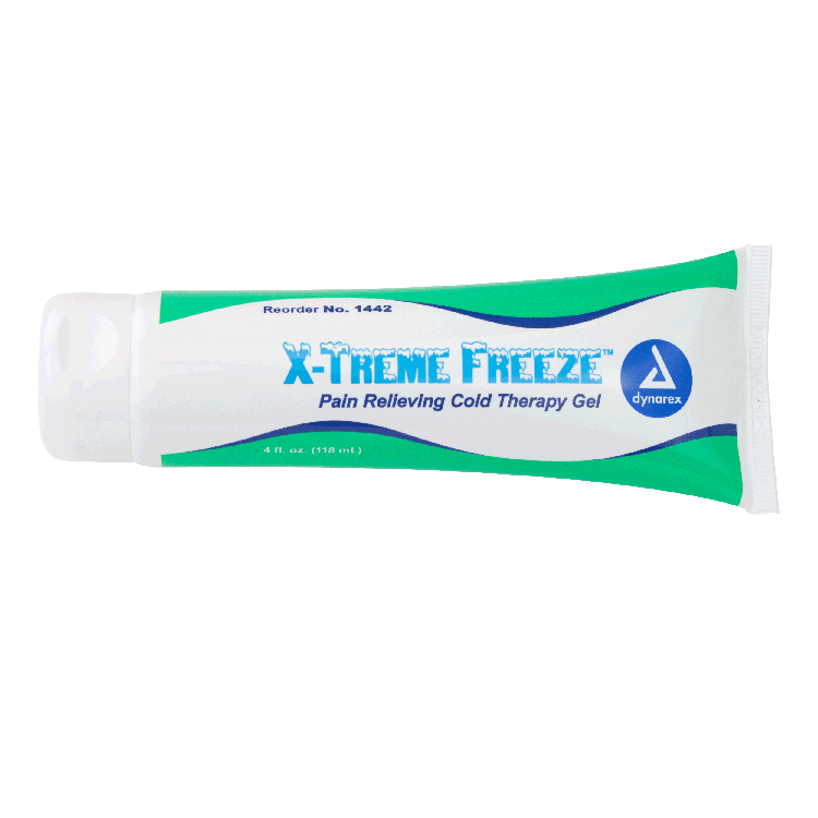 dynarex x treme freeze pain relieving cold therapy gel