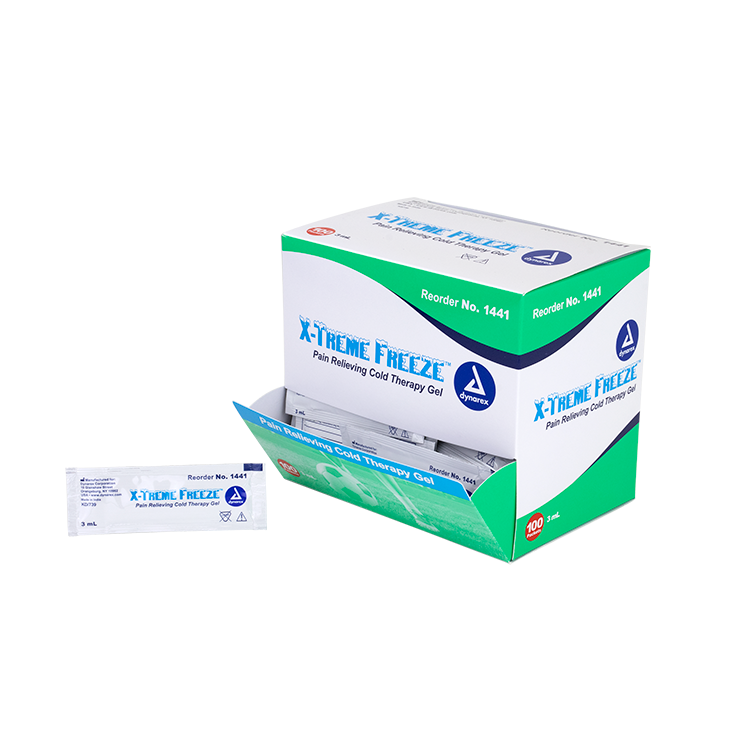 dynarex x treme freeze pain relieving cold therapy gel