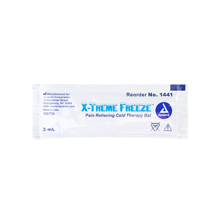 dynarex x treme freeze pain relieving cold therapy gel