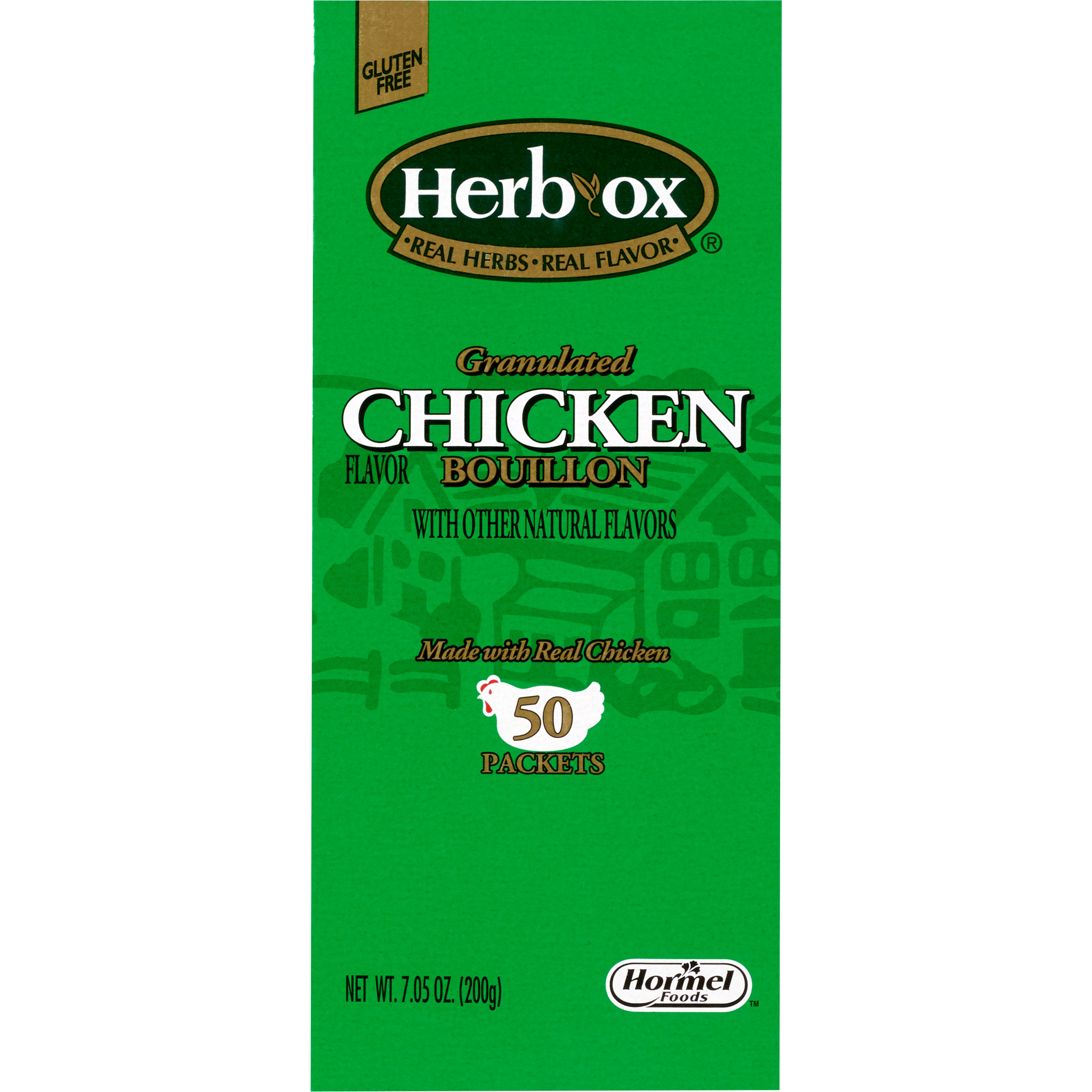 Instant Broth Herb Ox Chicken Flavor Liquid 7.5 oz. Individual Packet