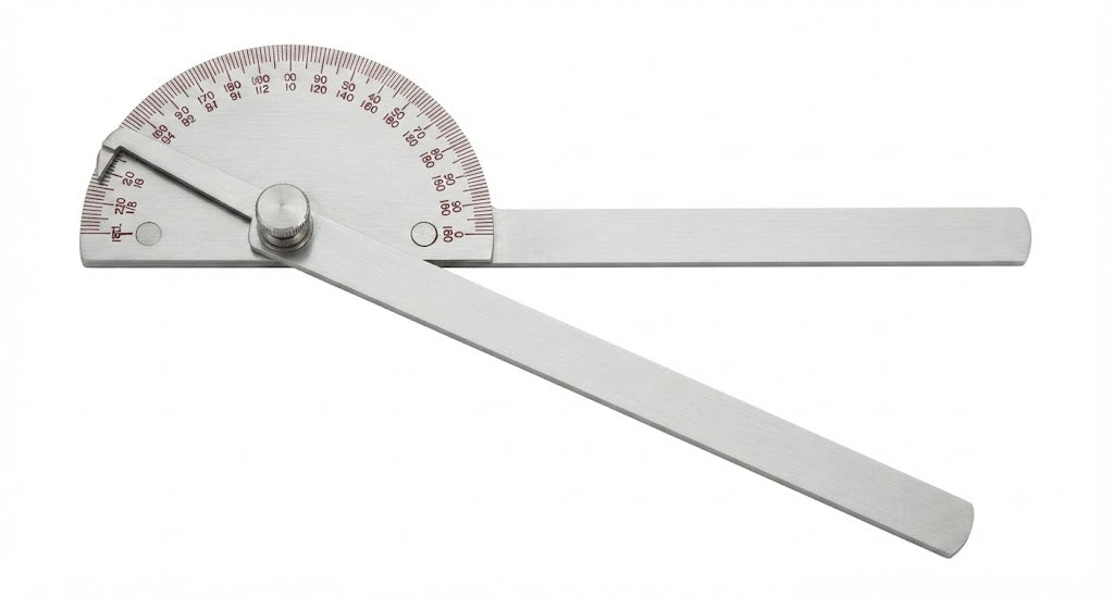 Stainless Steel Goniometer with Dual Scales for Joint Measurement