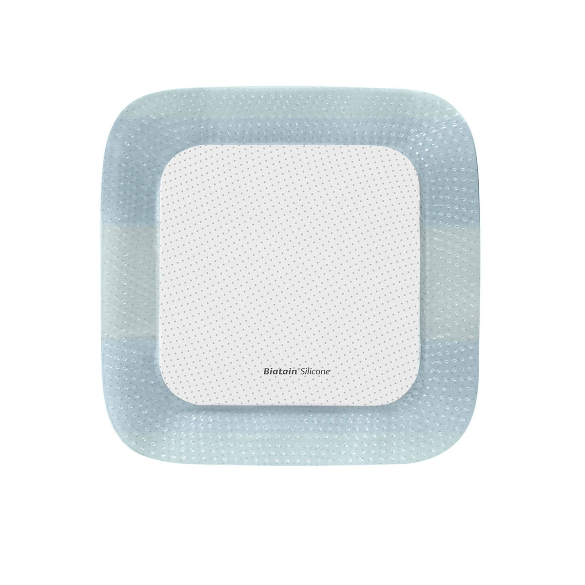 Foam Dressing Biatain Silicone 4 X 4 Inch With Border Film Backing Silicone Adhesive Square Sterile 5 X 5 Inch · Box of 10