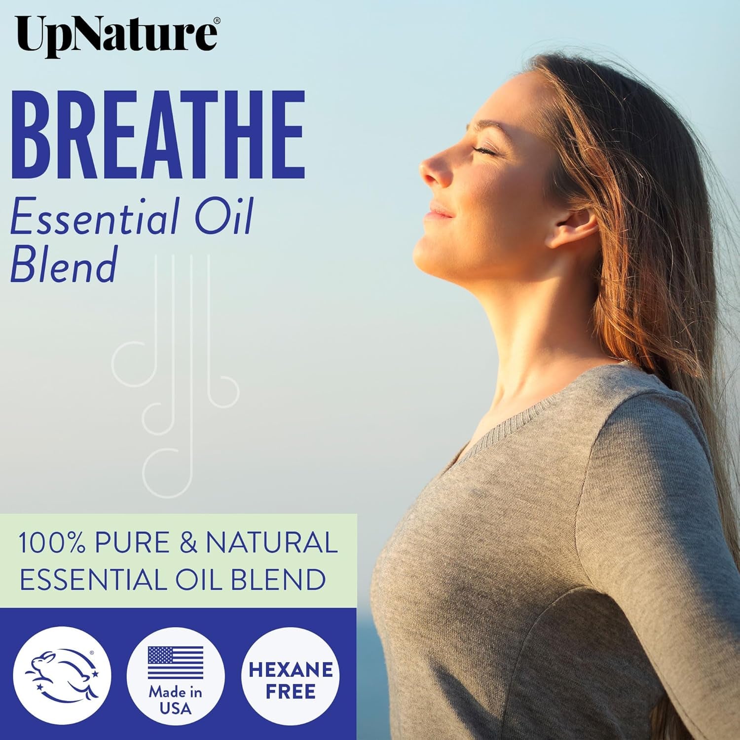 Breathe Essential Oil Blend - Essential Oils for Diffusers for Home and Humidifiers - Aromatherapy Oils for Breathing Comfort, 2Oz