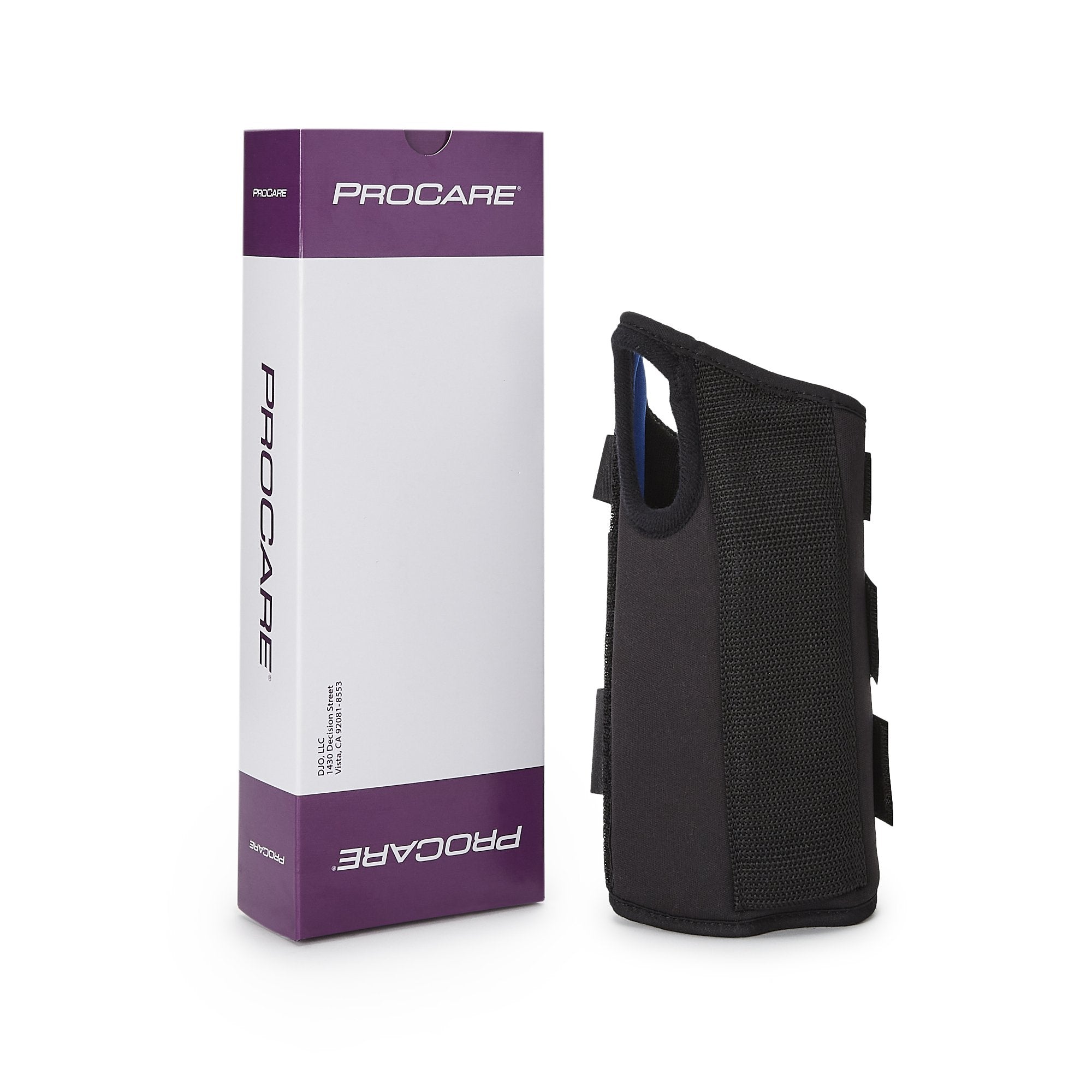 Wrist Brace ProCare ComfortFORM Aluminum / Foam / Spandex / Plastic Left Hand Black Large