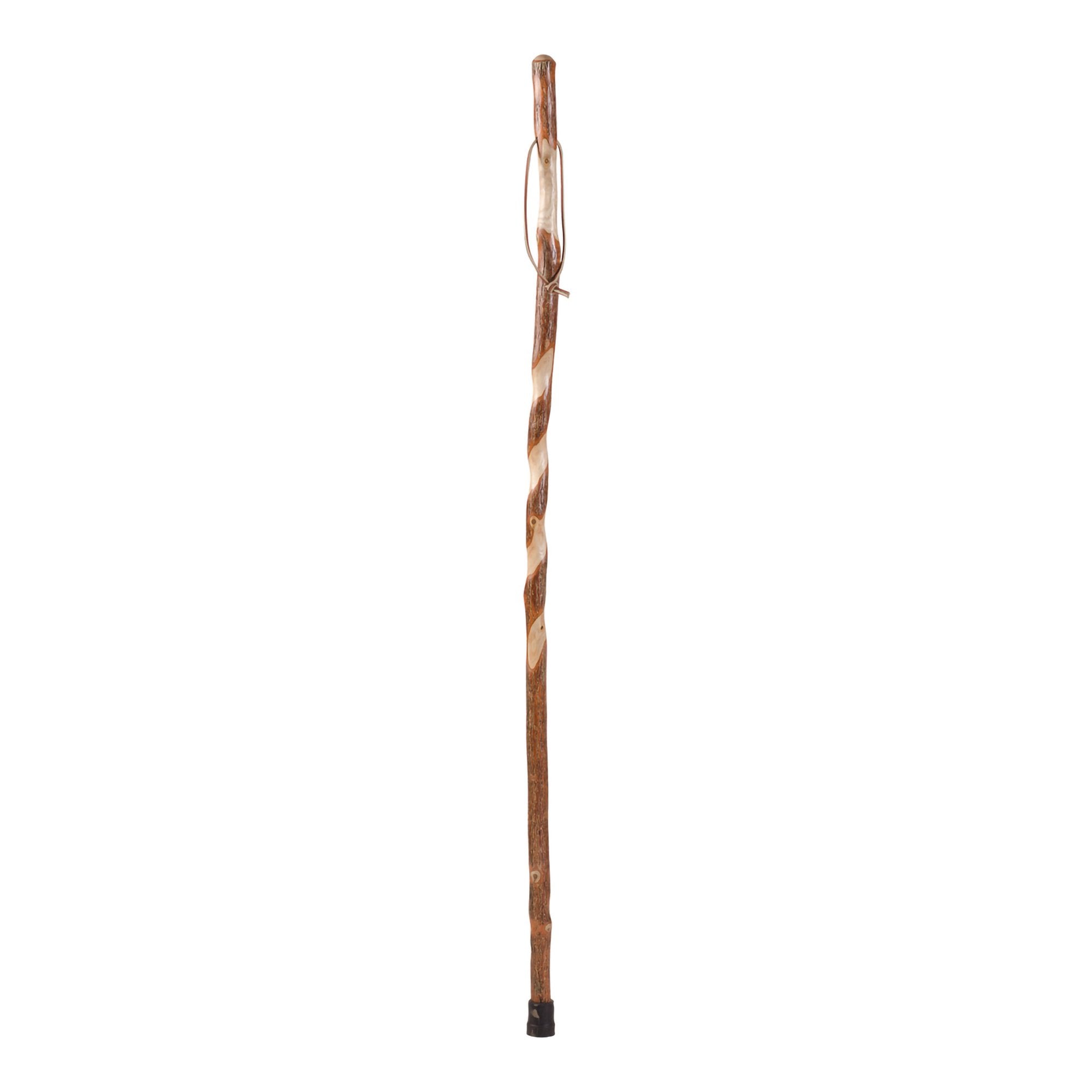 Walking Stick Brazos Twisted Trekker Wood 58 Inch Height Sassafras