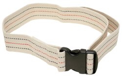 Gait Belt FabLife 72 Inch Length Pinstripe Cotton