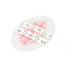 Foam Dressing PolyMem Shapes 2 X 3 Inch With Border Film Backing Adhesive Oval Sterile, Packaging Type- Box Default Title