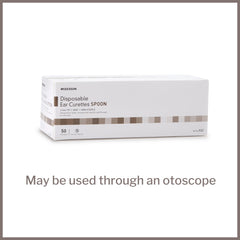 ear curette mckesson handle with grooves 2 mm tip cup tip packaging type box