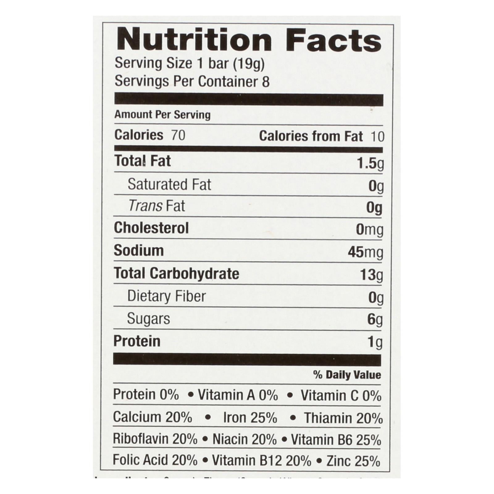 earths best bars sunny days apple case of 6 4 69 oz