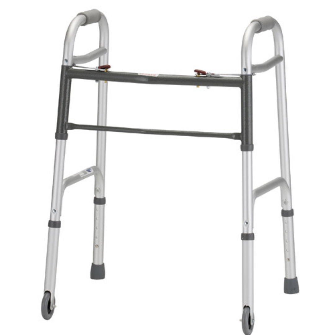 easy release 2 button walker youth w 3 wheels