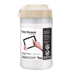 Easy Screen Surface Cleaner Premoistened Alcohol Based Manual Pull Wipe 70 Count Canister Alcohol Scent NonSterile