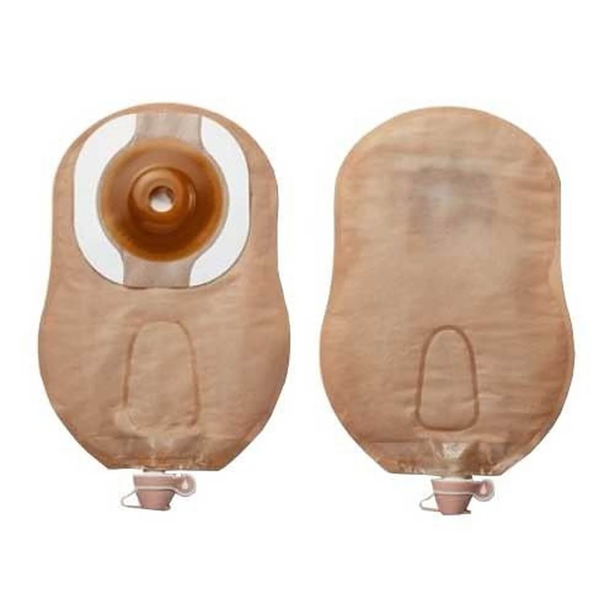 Urostomy Pouch Premier One-Piece System 9 Inch Length Convex, Pre-Cut 1-1/8 Inch Stoma Drainable, Packaging Type- Box