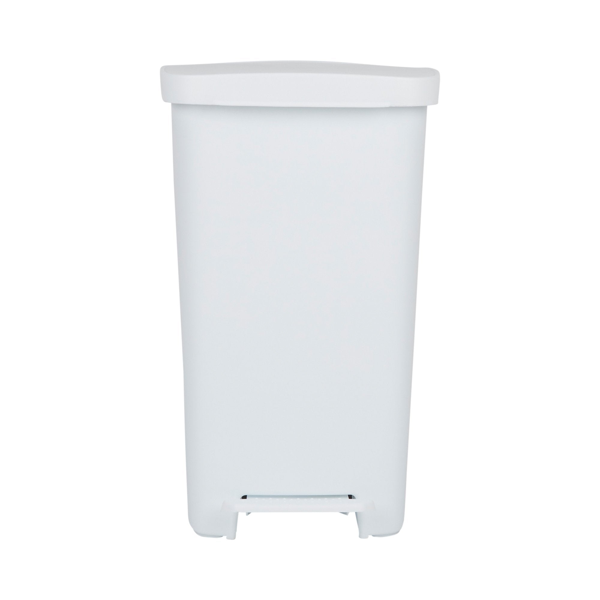 Trash Can McKesson 52 Quart / 13 gal. White Plastic Rectangular, Packaging Type- Each