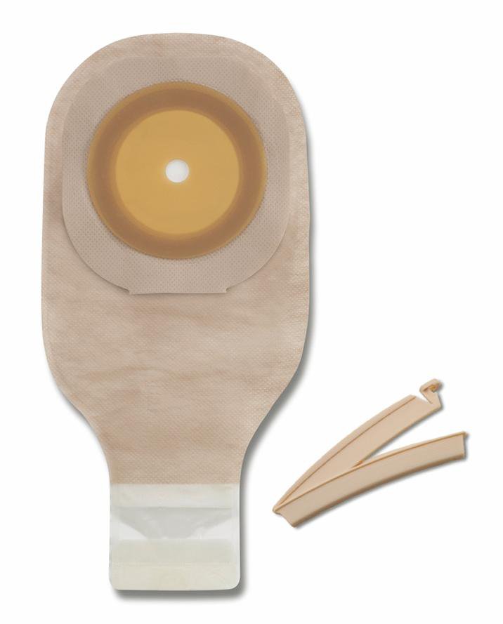 Ostomy Pouch Premier One-Piece System 12 Inch Length Trim To Fit Up to 2-1/2 Inch Stoma Drainable, Packaging Type- Box