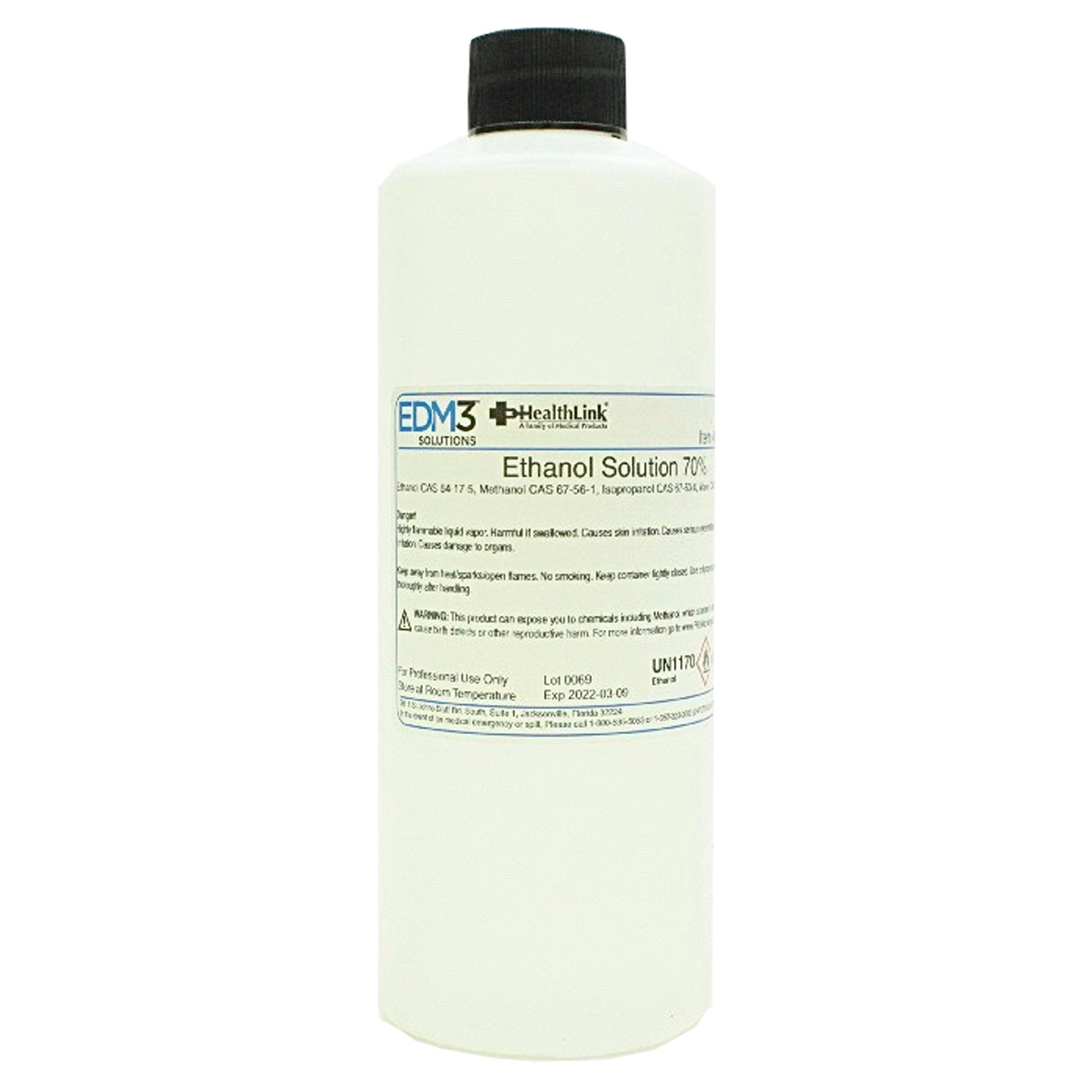 Chemistry Reagent Ethanol ACS Grade 70% 16 oz.