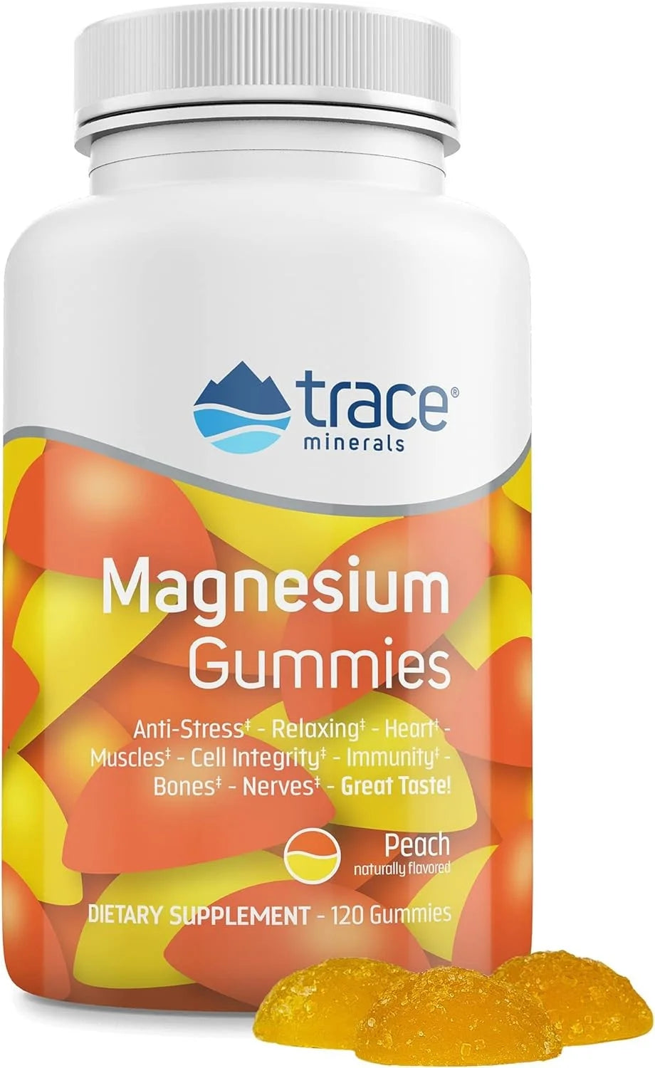 Magnesium Gummies - Peach 84 Mg 120 Gummies