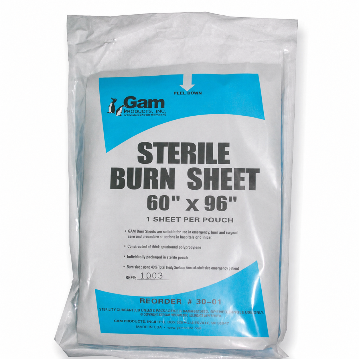 Burn Sheet 60in X 96in Sterile