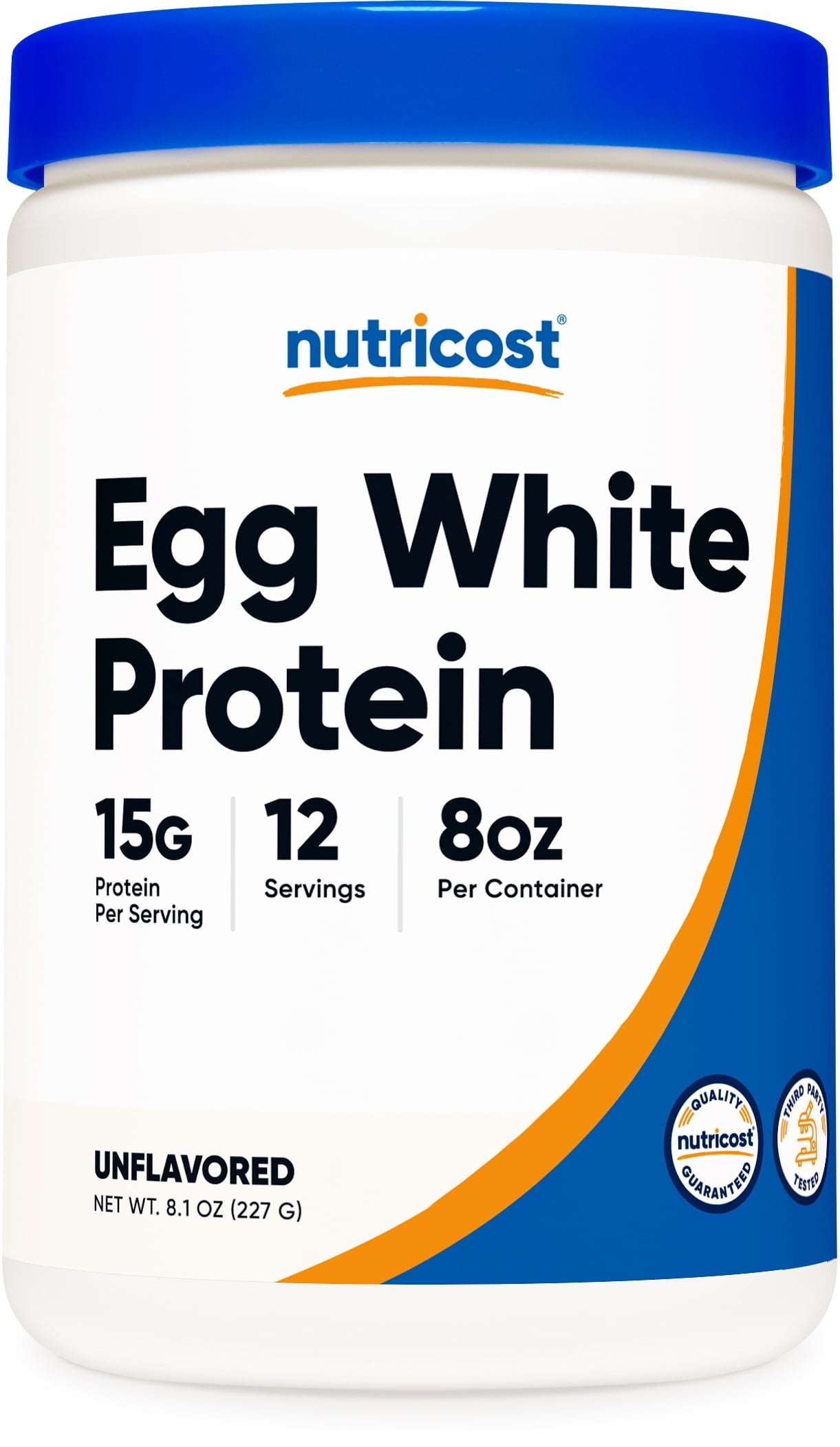 Egg White Protein Powder 8Oz (Unflavored)   Non Gmo, Gluten Free Supplement