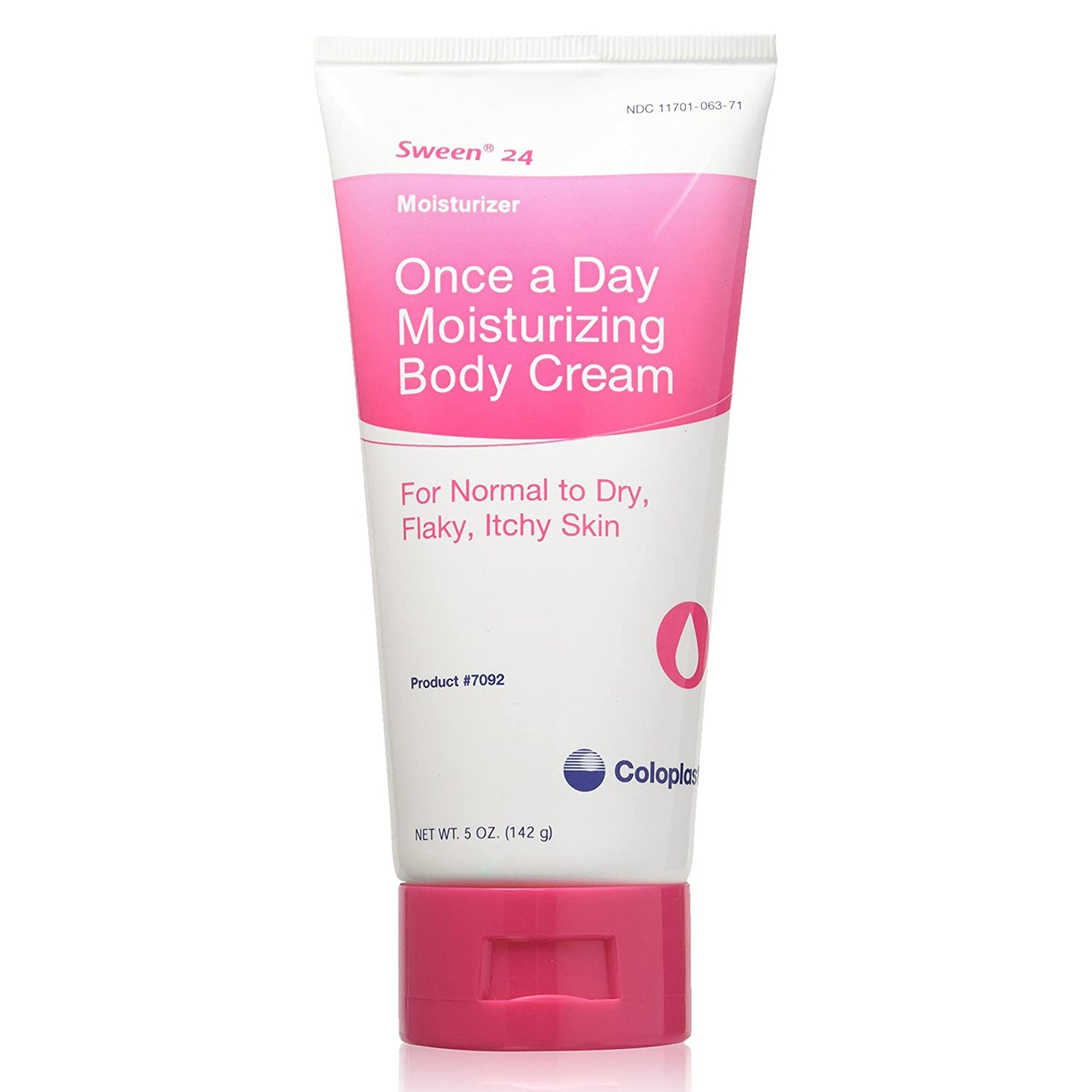 Hand and Body Moisturizer Sween 24 5 oz. Tube Unscented Cream CHG Compatible, Packaging Type- Case