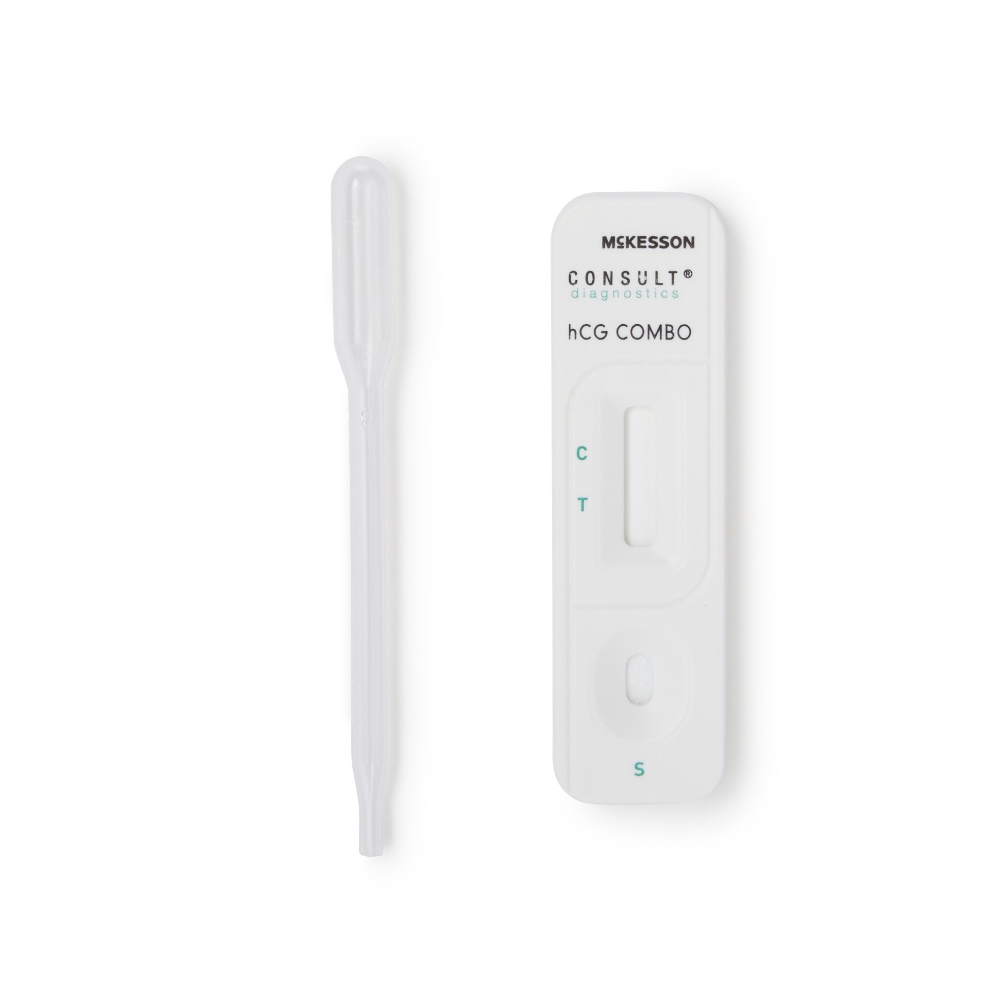 Reproductive Health Test Kit McKesson Consult hCG Pregnancy Test 25 Tests CLIA Waived Sample Dependent, Packaging Type - Kit