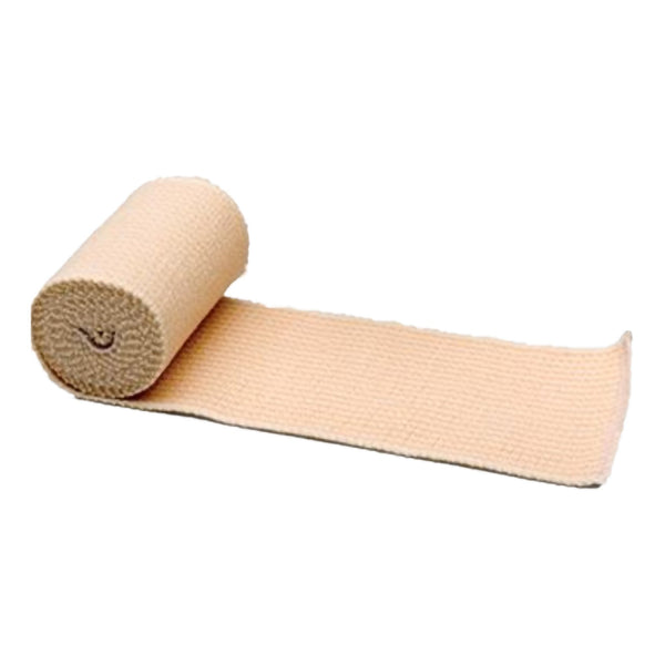 Elastic Bandage McKesson 3 Inch X 4 1/2 Yard Single Hook and Loop Closure Tan NonSterile Standard Compression