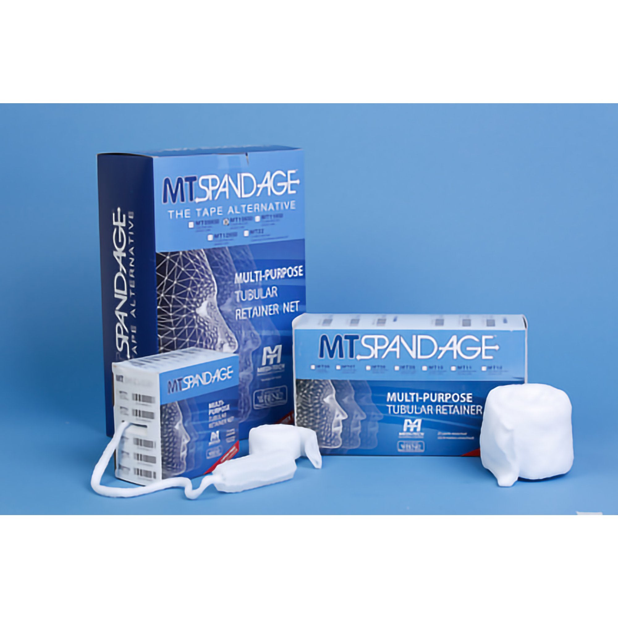 Elastic Net Retainer Dressing MT Spandage Tubular Elastic 25 Yard Size 11 White 2X Large Chest / Back / Perineum / Axilla NonSterile